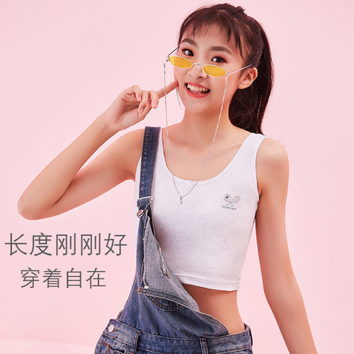[Second hair] Girls' development period underwear, students' pure cotton underwear, primary school, junior high school, older children and girls' vests