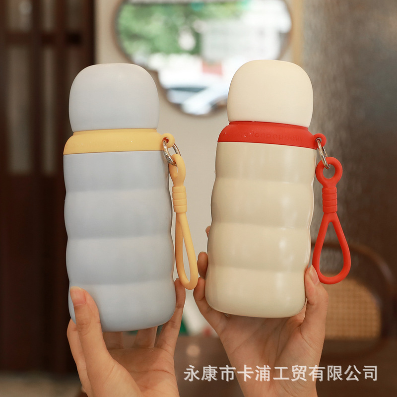 新しい 316 ステンレス鋼クリエイティブストロー断熱カップファットアウトドアスポーツミニ高価値ポータブルウォーターカップ|undefined