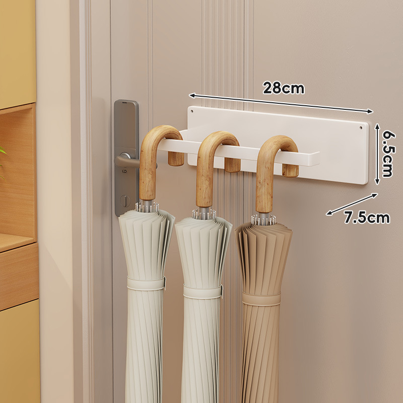 磁気フック玄関ドア傘収納ボックスドア後部収納ラック靴ラックバッグコートティッシュペーパー壁掛けラック