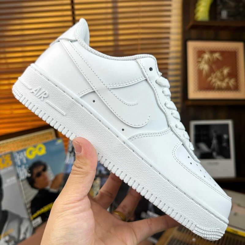 Cross-border Putian shoes Air Force One AIR pure white, wheat, black warrior, men's and women's style, height-increasing sports casual shoes Cross-border Putian shoes Air Force One AIR pure white, wheat, black warrior, men's and women's style, height-increasing sports casual shoes