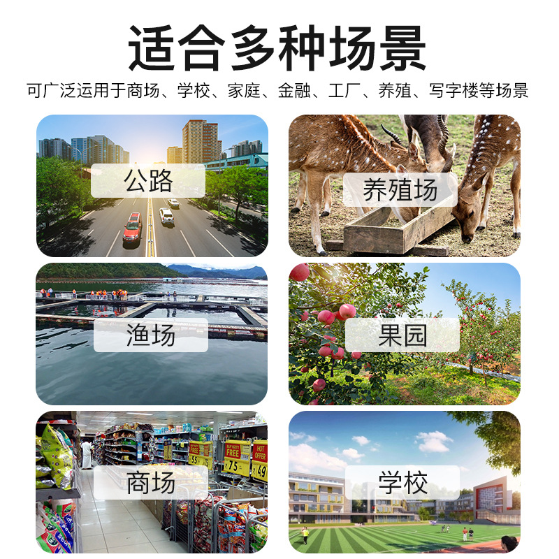 V380 comercio electrónico caliente cámara de 360 ° al aire libre impermeable visión nocturna HD a todo color inalámbrico wifi monitor domo