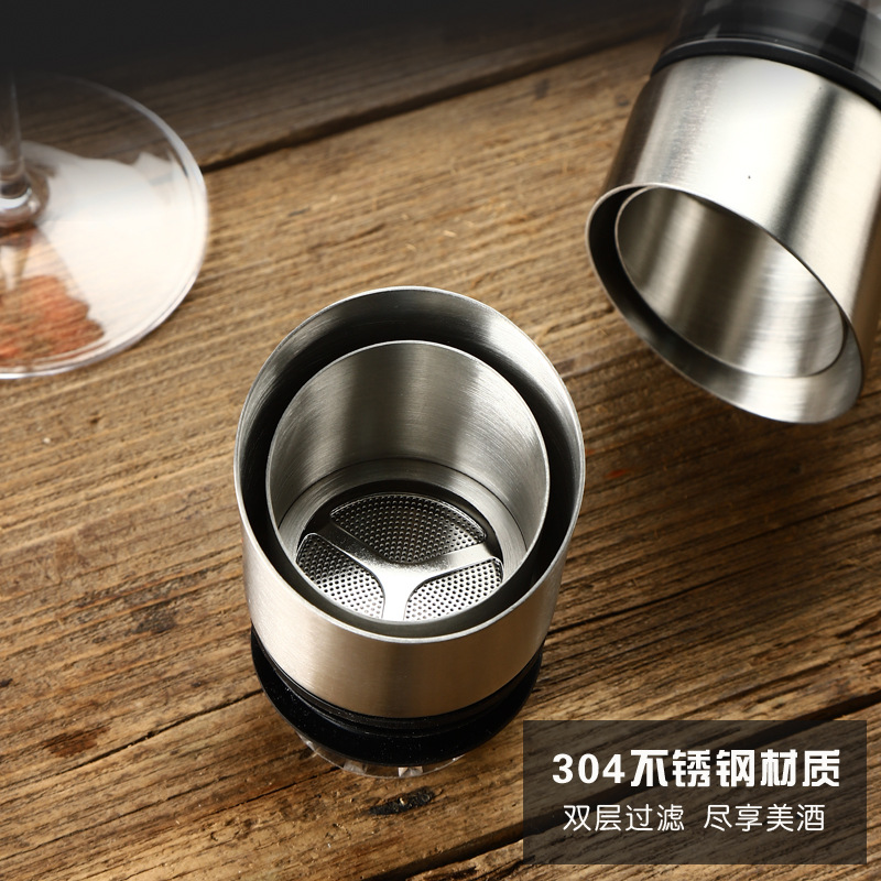 Internet celebridad cascada rápido vino decantador hogar de lujo europeo vino Vino separador de vino conjunto de vino