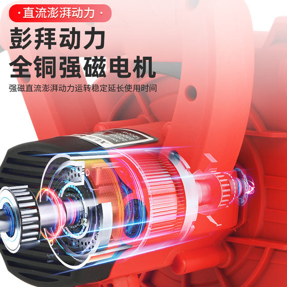 Slotting machine vacuum cleaner Wall planing machine Wall grinding machine woodworking high-power household dust removal machine blowing and suction dual-purpose fan