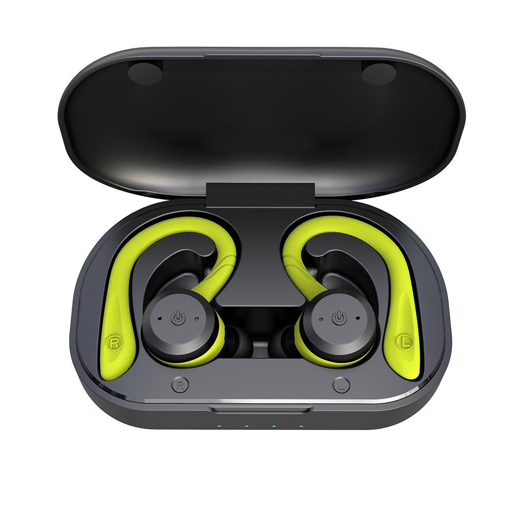 Auriculares Bluetooth en la oreja al aire libre corriendo auriculares Bluetooth impermeable auricular montado Bluetooth auriculares estéreo reducción de ruido