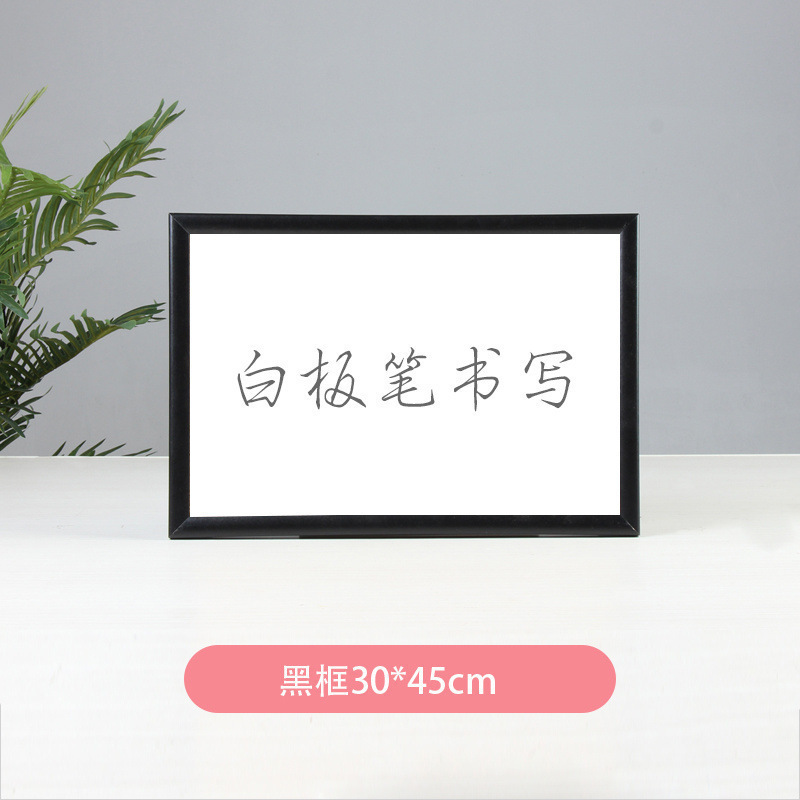 &木製フレームホワイトボード 吊り下げホワイトボード オフィス ホーム 子供用メッセージボード 商業用磁気黒板 磁気吸収ボード|undefined