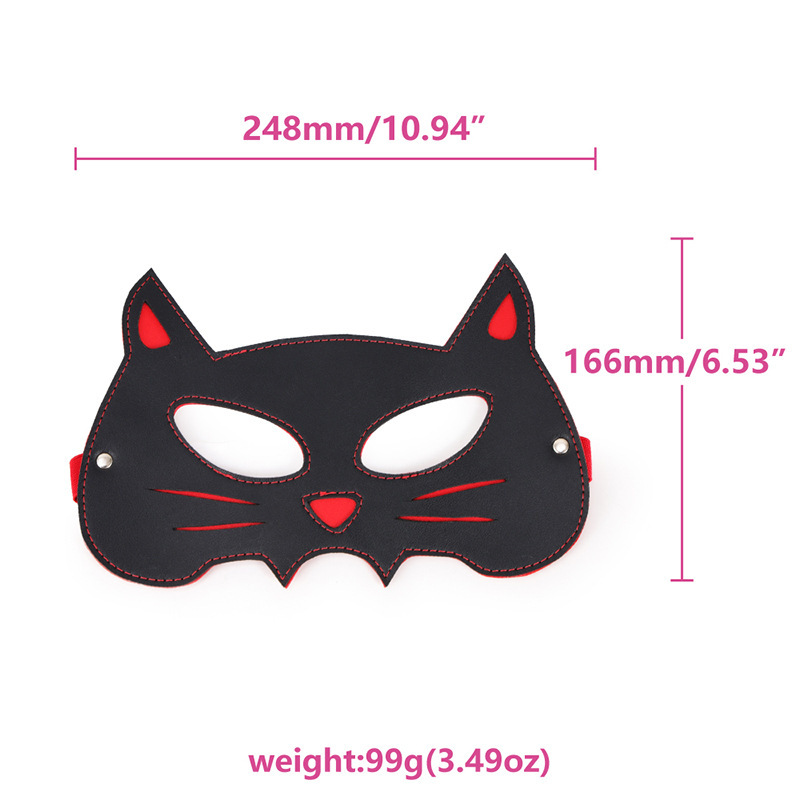 SM Erotic Hood Mask, Breathable Nylon Eye-Opening Design, Elastic Slip-On Adult Headgear — detail image 41
