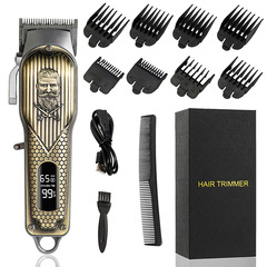 Amazon New Ancient Bronze Beard Razor Electric Hair Trimmer Oil Head Electric Hair Cutter Home Hair Cutter