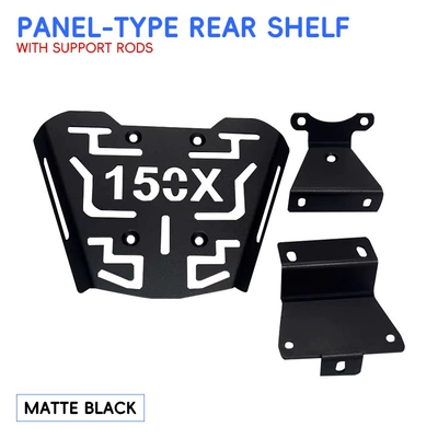 Motorcycle bumper — tail rack protection modification parts - matte-blackstandard-model-rear-rack