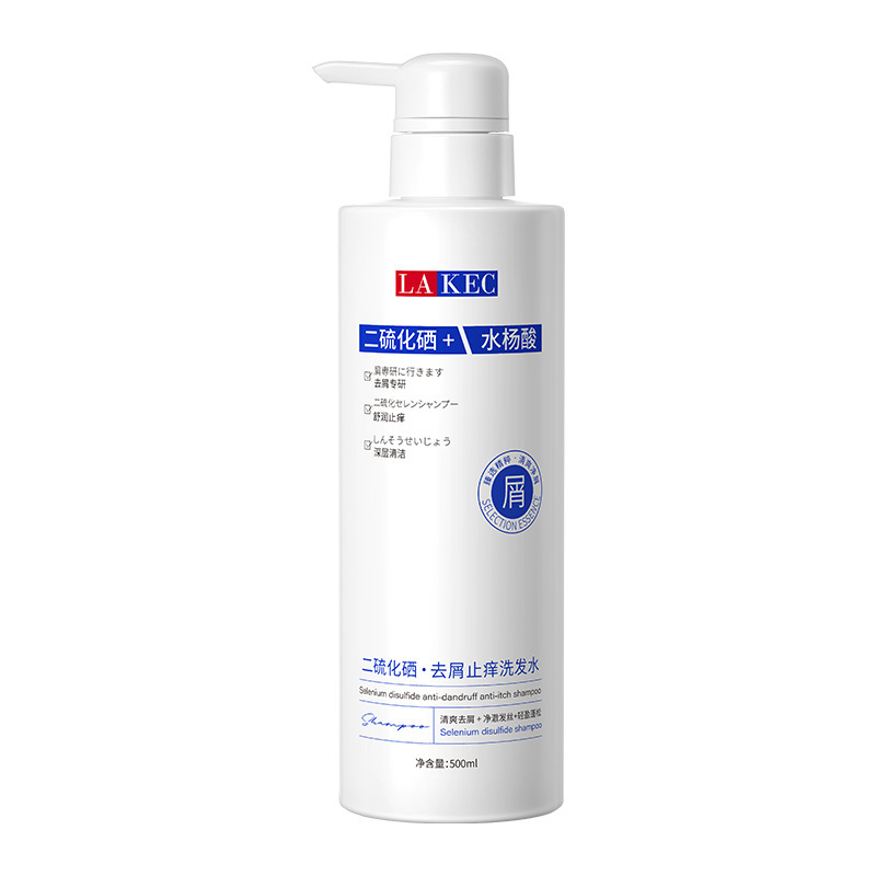 LA KEC 二硫化セレン サリチル酸 フケ防止 かゆみ止め シャンプー オイルコントロール ふわふわ すっきり頭皮 男女兼用 大容量|undefined