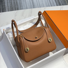 ハイエンド品質のリンディ本革女性バッグminiミニトランペットlindy手提げ斜めショルダーバッグ医師看護師女性バッグ
