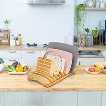 竹制碗碟架水槽餐具砧板支架厨房碗盘放置架收纳实木锅盖架碗筷