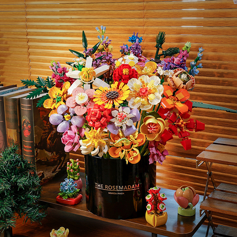 Symphony flower bucket [34 flowers + material package]