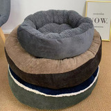 Фабрика прямые продажи круглое собачье гнездо кот гнездо гнездо net Hohodi средний большой собачье гнездо мягкое комфорт для любимой собаки кровать