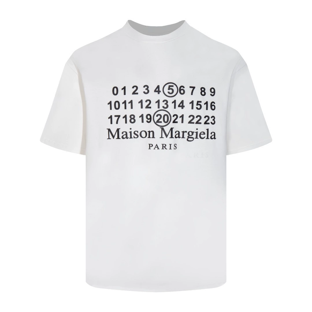 Maison Margiela mm6 520 limited model Xi Mengyao same four-corner stitching short-sleeved T-shirt