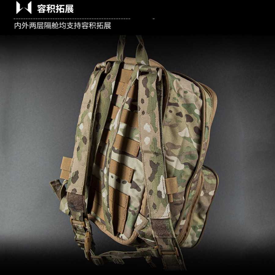 (2개) 실제 CS 전술 조끼 후방 등산 MOLLE 추가 가방 야외 등산 캠핑 매일 레저 개폐식 가방