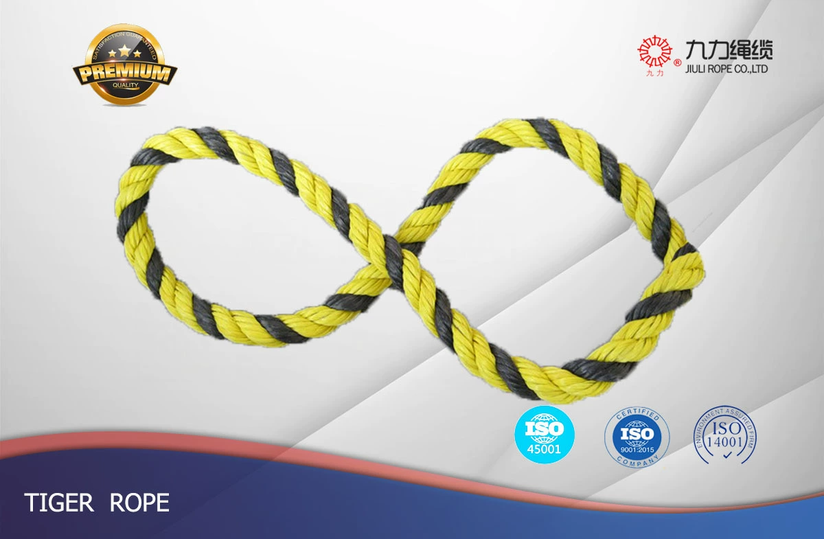 Трехжильная веревка/веревка из химического волокна/связывающая веревка/этиленовая веревка/полиэтиленовая веревка/полиэтиленовая веревка/веревка для тигра/веревка для точек тигра