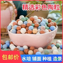 水培养花粒球陶粒陶粒铺面石陶土种花花透气垫底多肉营养土彩色用
