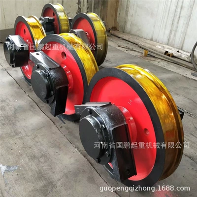 Quenched and Tempered 400-800 Double-Sided Traveling Wheel Flat Key Shaft Spline Shaft Double-Beam Crane Travel Drive Wheel