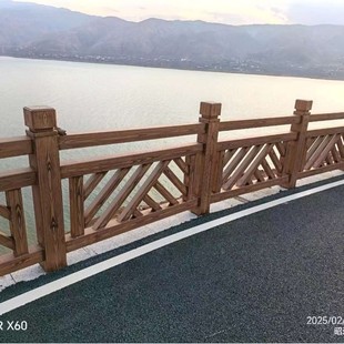 Production and Sales of Imitation Wood Grain Guardrails, Wood Grain Paint Construction, Rivers, Bridges, Parks, Wood Grain Paint Construction