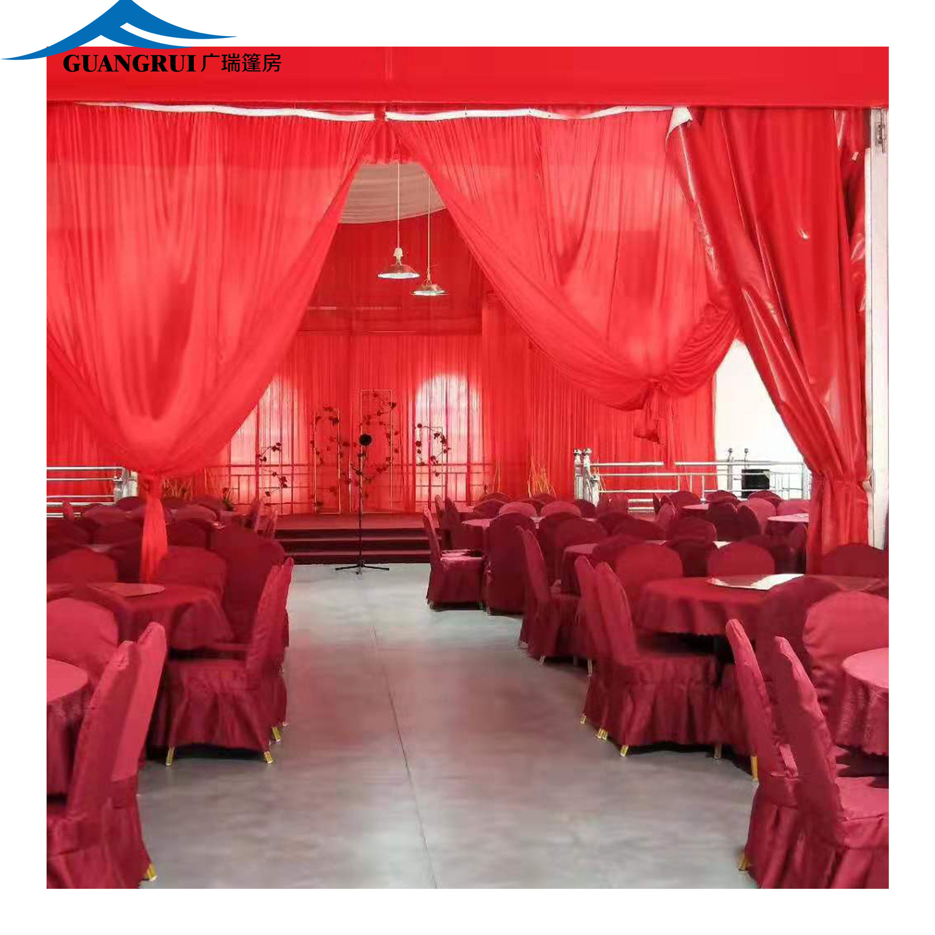 婚礼篷房派对宴会酒席帐篷农村移动喜宴活动蓬房可移动大型婚庆