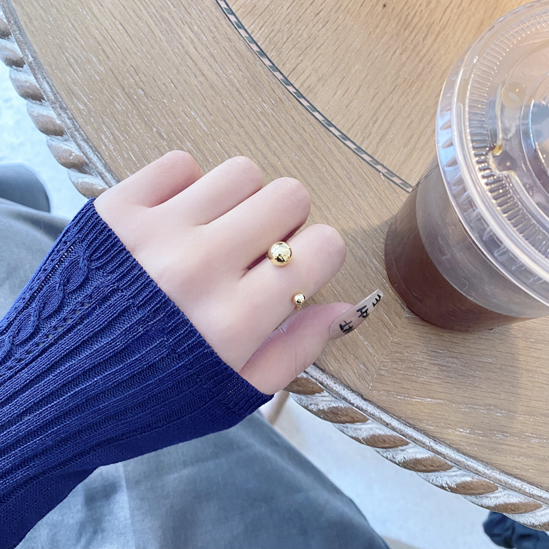 Fashion Geometric Sterling Silver Plating Open Ring 1 Piece