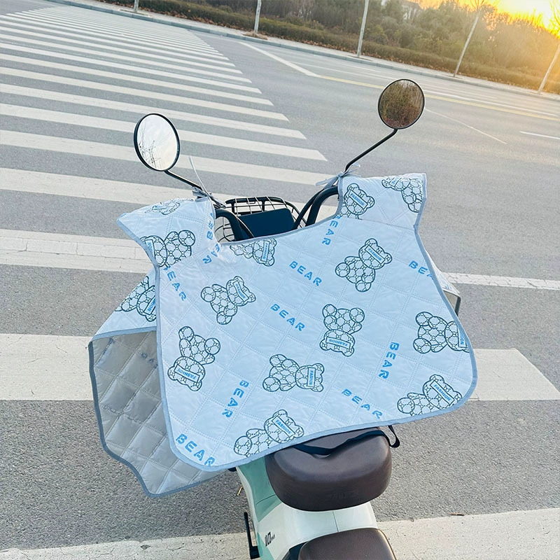 Windproof summer thin waterproof electric car, sun protection