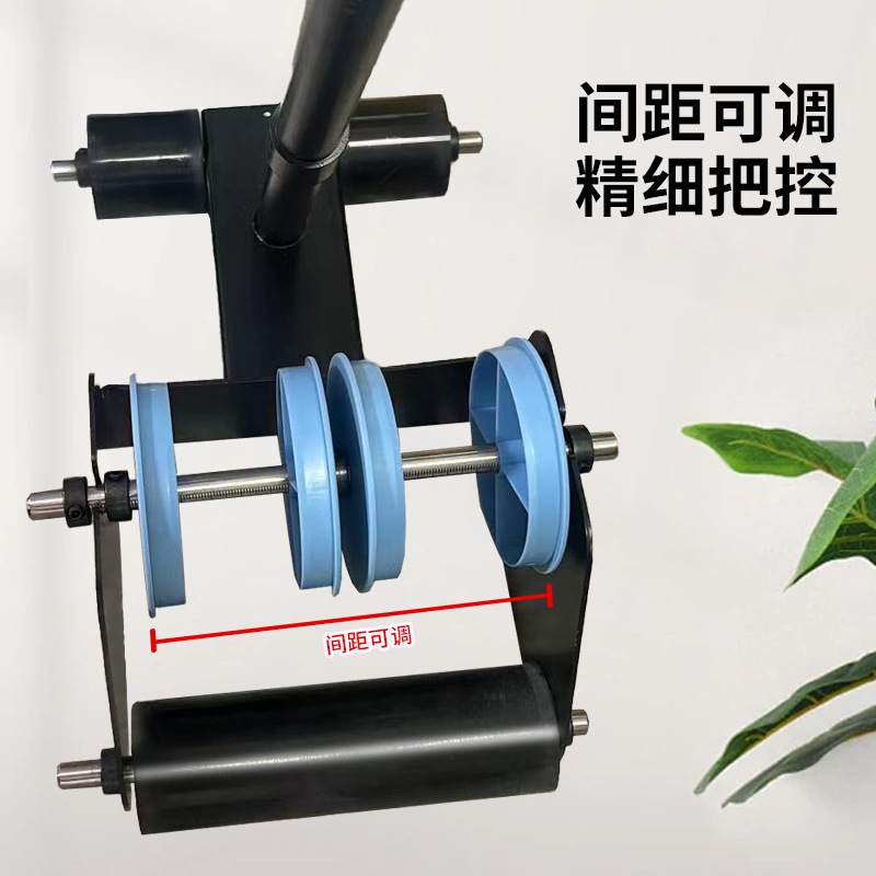 Película protectora de costura de belleza, pavimento de cinta, decoración de película plástica, encolado, papel de textura, base de tela, rodillo de goma, empuje, etiqueta de velocidad, artefacto