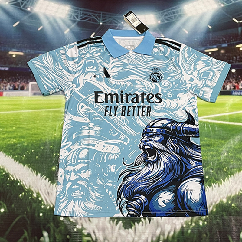 Nuevo Real Madrid Real Madrid Camiseta de fútbol local y visitante Camiseta Edición para fanáticos Edición especial personalizada Venta al por mayor transfronteriza