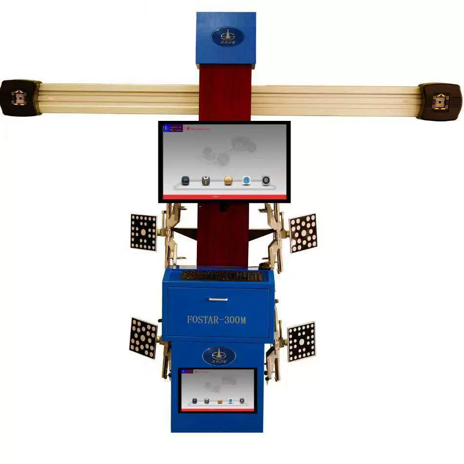 Fushida и British Double Screen Series Профессиональный автомобильный четырехколонный подъемник 3D автомобильное оборудование для позиционирования четырех колес