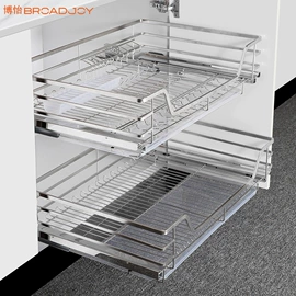 拉篮;分类垃圾桶;沥水碗架