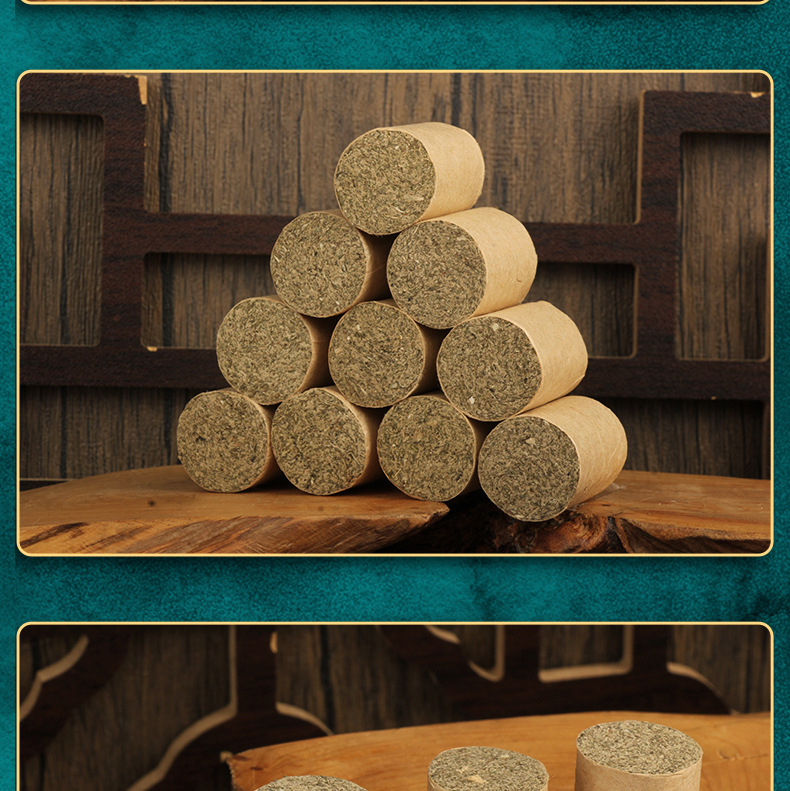 Stone-Ground Moxa Cones Ai Zhu 艾柱 for Moxibustion Warming Therapy Loose Bulk preparation