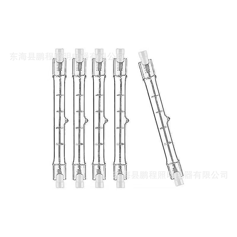 Pin de fábrica 118 tipo superior 500W yodo lámpara de tungsteno lámpara halógena calentador de tubo de cuarzo ventas directas de la fábrica digno de confianza