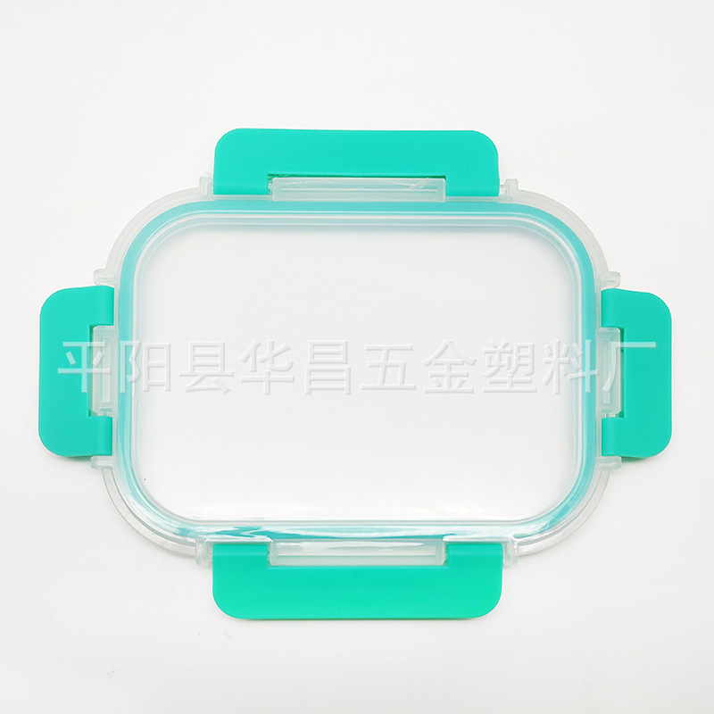 批发长方形饭盒保鲜盖玻璃碗盖子可微波炉加热碗带盖透明密封盖|undefined
