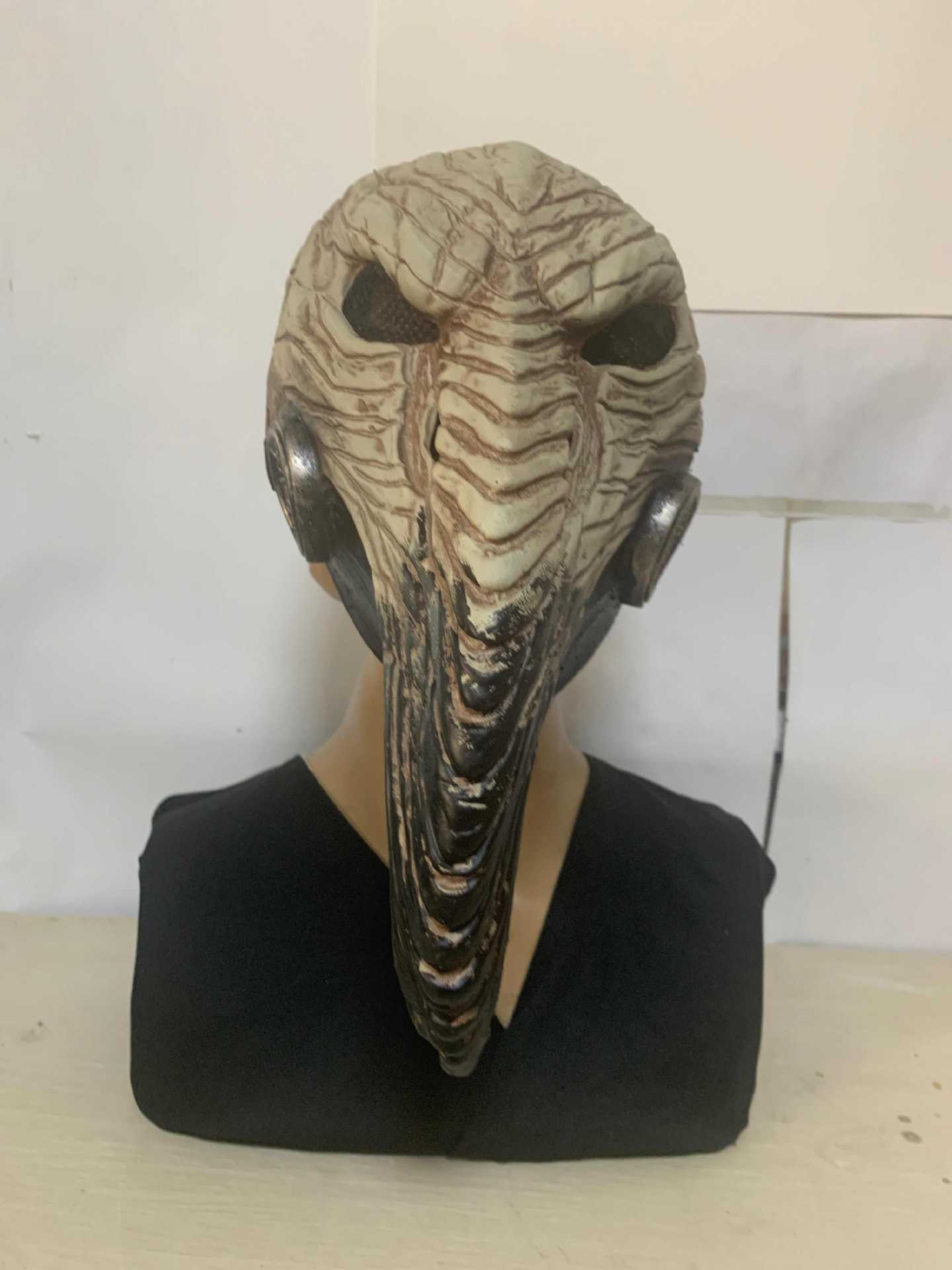 Estación independiente Venta caliente plaga doctor pájaro boca máscara Steampunk Halloween periférica apoyos látex