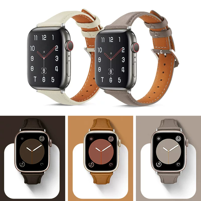 Apple, ремешок для часов, натуральная кожа