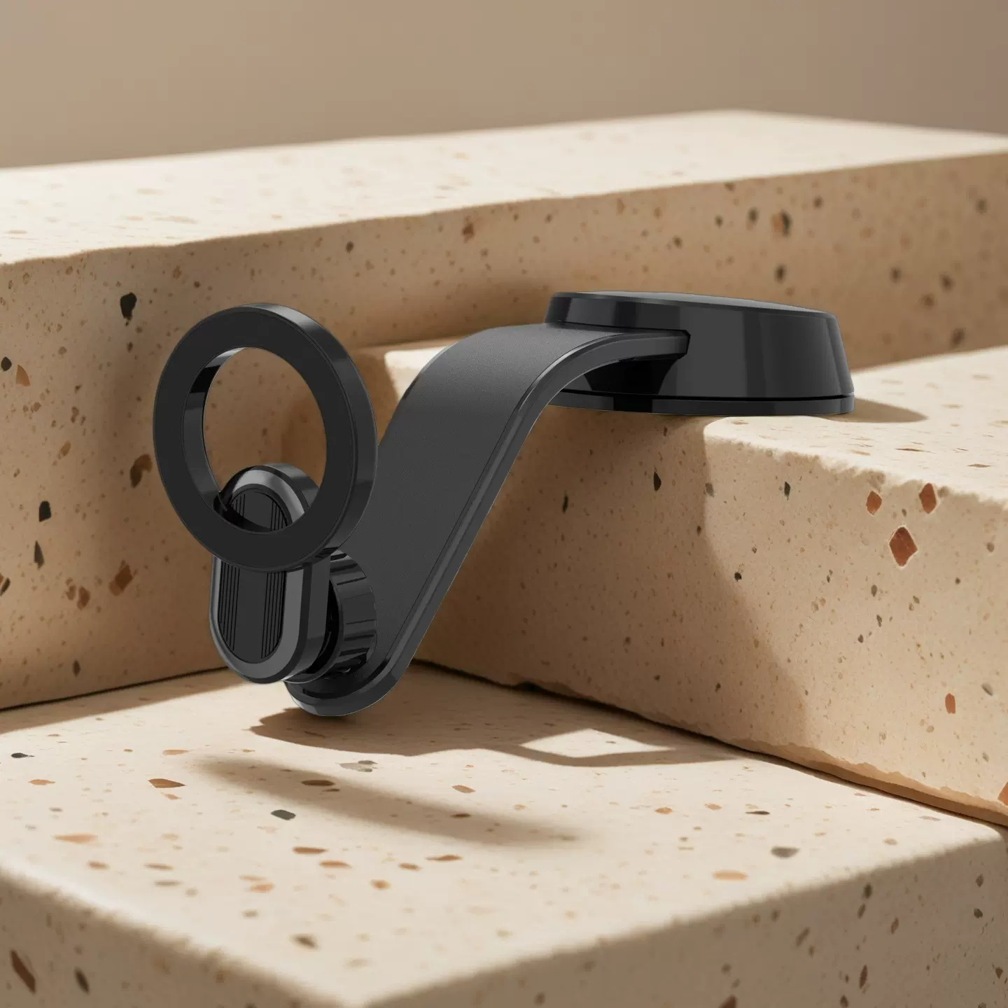 源头实力厂家 新款高颜值Magesafe磁吸手机支架 车载支架汽车批发