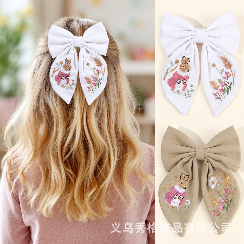 rabbit with bow
