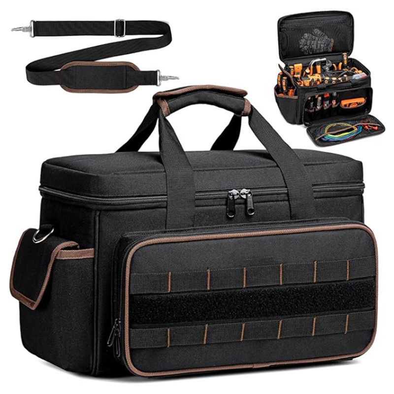 Amazon en stock nuevo engrosado Oxford 17 pulgadas kit de herramientas de mano pesada de tramo oblicuo