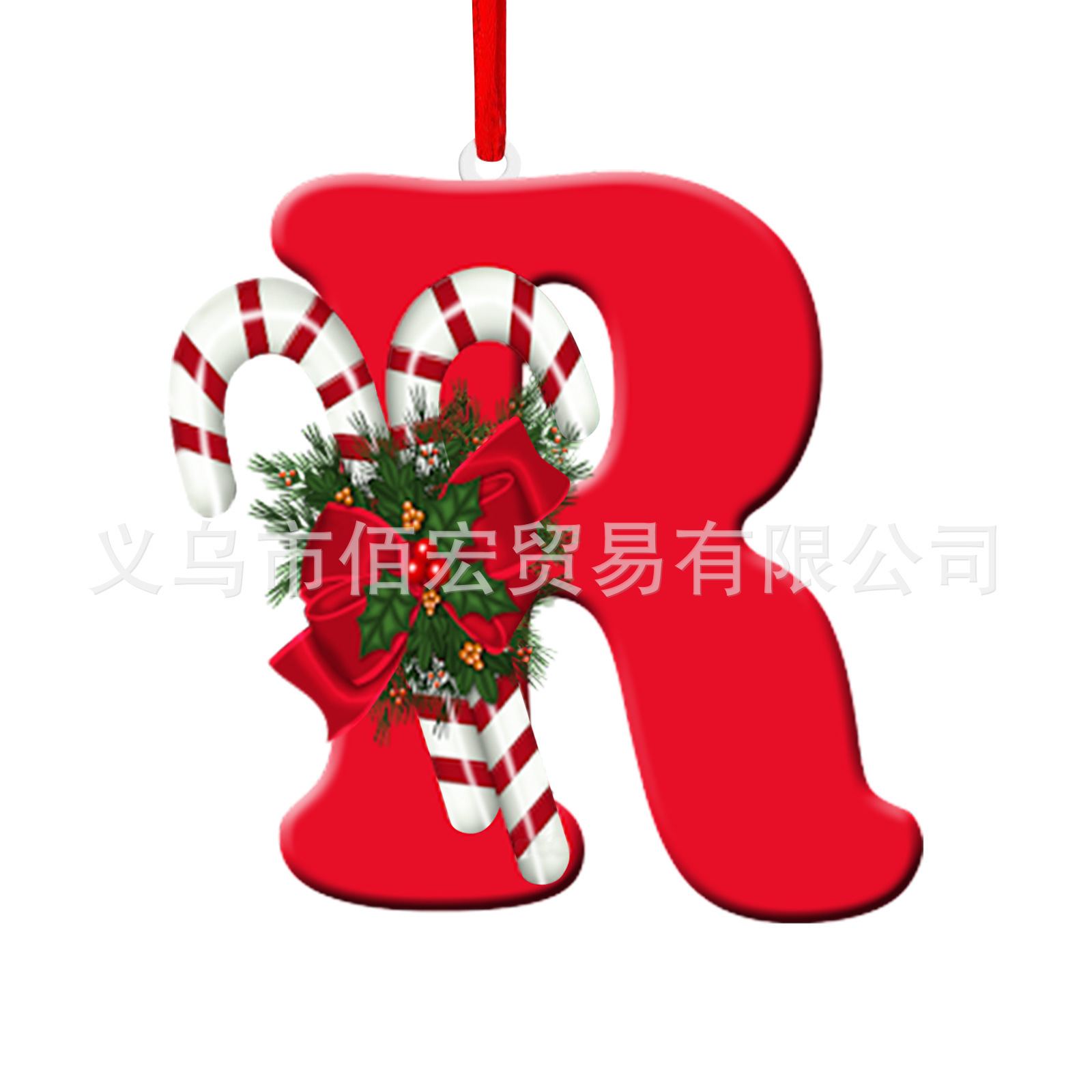 Nuevo alfabeto inglés creativo transfronterizo acrílico plano árbol de Navidad decorativo regalo de decoración de fiesta image 23