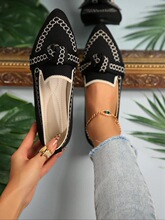 M 26926 Pointed Toe Flat Slip On Casual Shoes ��ͷƽ�׵�Ь