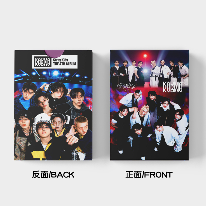 30张双面小卡STRAYKIDS新专辑KARMA明星照片卡双面LOMO卡批发自印|undefined