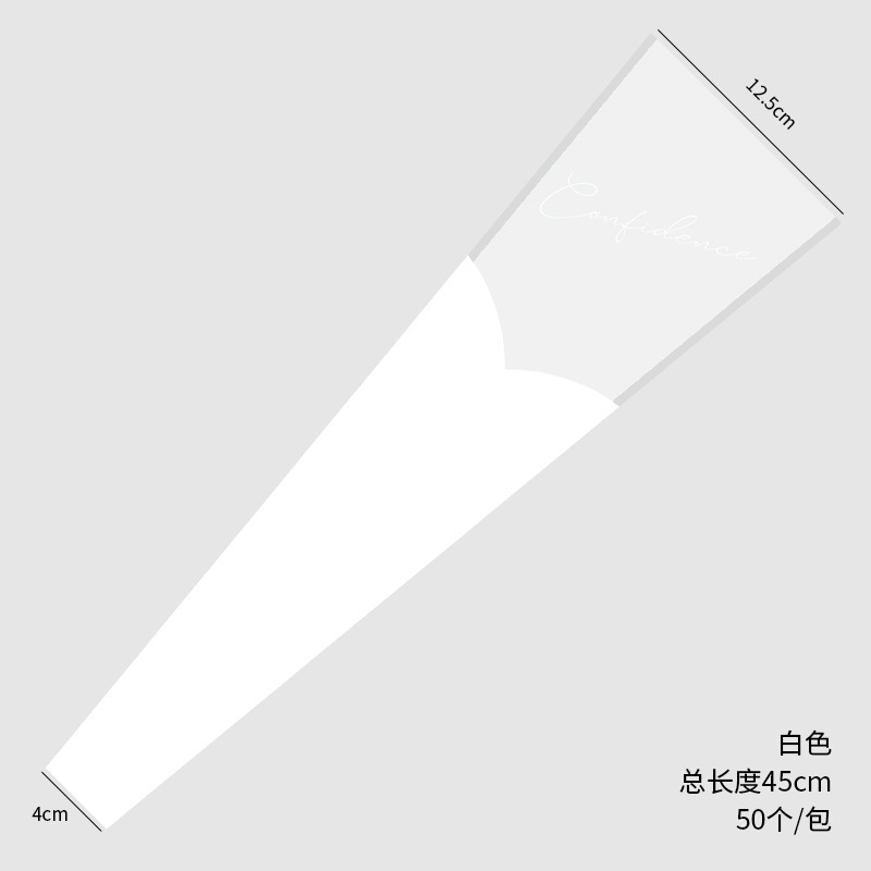 Bolsa de flores diy translúcida bolsa de embalaje de flores impermeable única bolsa múltiple ramo de rosas material de embalaje al por mayor