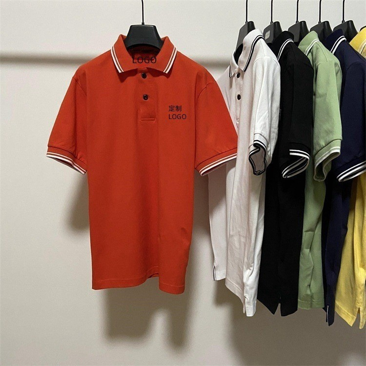 New High-Quality Summer Men's Casual Loose-Fitting Polo Cotton Short-Sleeved Lapel T-Shirt Men's Clothing Short New High-Quality Summer Men's Casual Loose-Fitting Polo Cotton Short-Sleeved Lapel T-Shirt Men's Clothing Short
