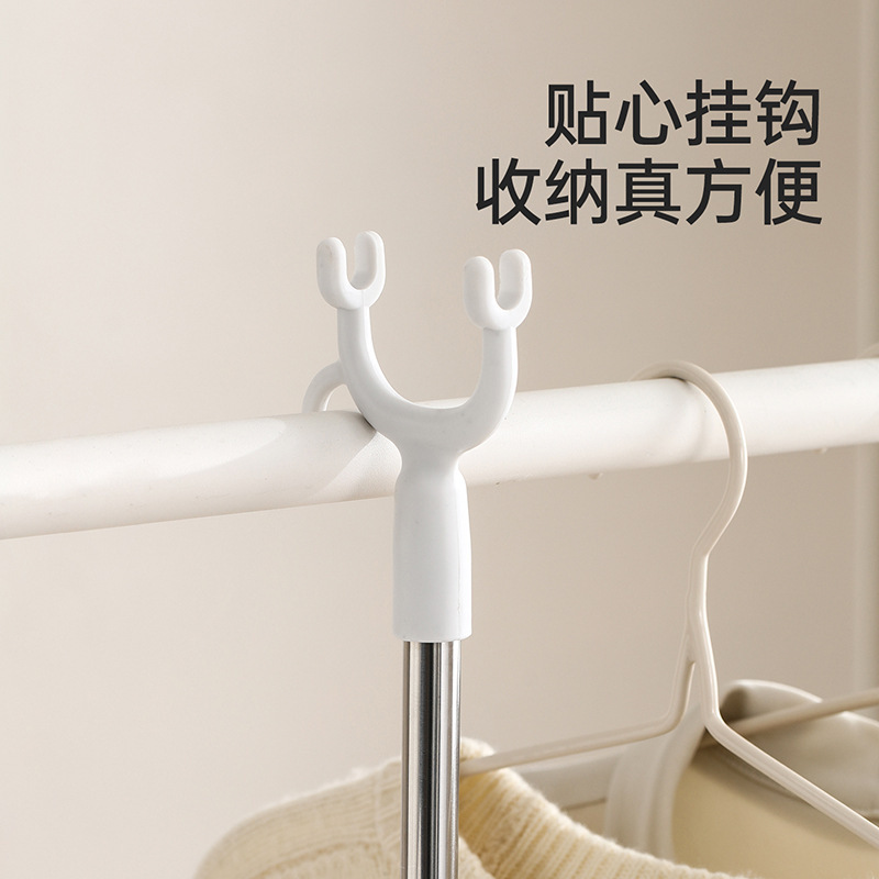 FaSoLa撑衣杆可升缩家用挂取衣服衣叉杆阳台晒衣杆万能伸缩晾衣杆|undefined