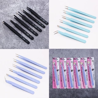 手账镊子咕卡彩色不锈钢美甲胶带贴纸DIY拼贴工具多肉夹子夹持