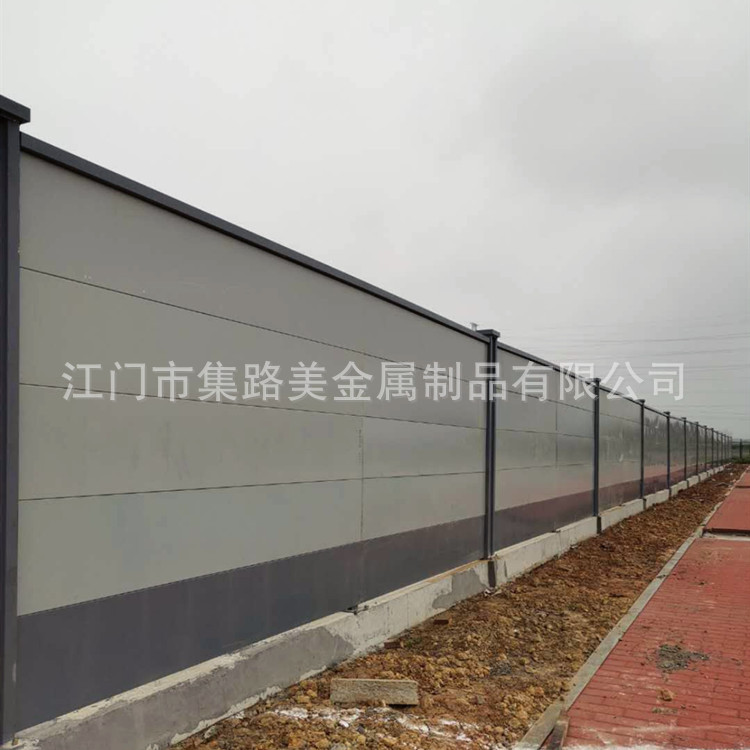 深圳A款烤漆围挡广州A款围挡C款钢围挡A4H钢围挡装配式钢结构围挡