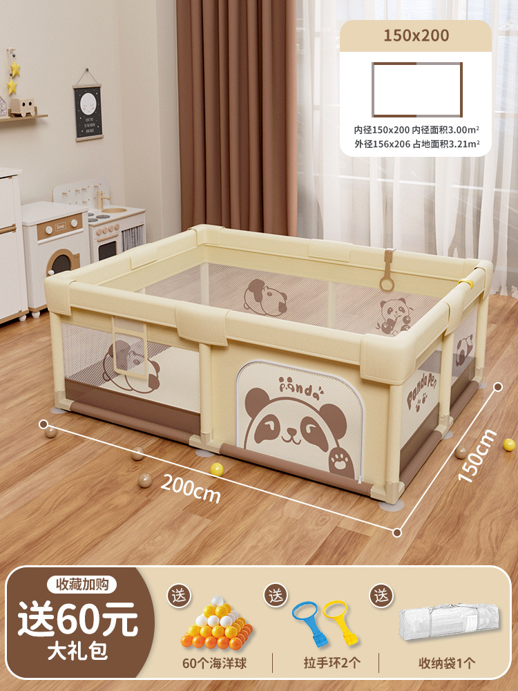 Barra de protección para juegos para niños, sala de estar para bebés, alfombra plegable para trepar sobre el suelo, engrosamiento, interior para bebés, hogar con cerca