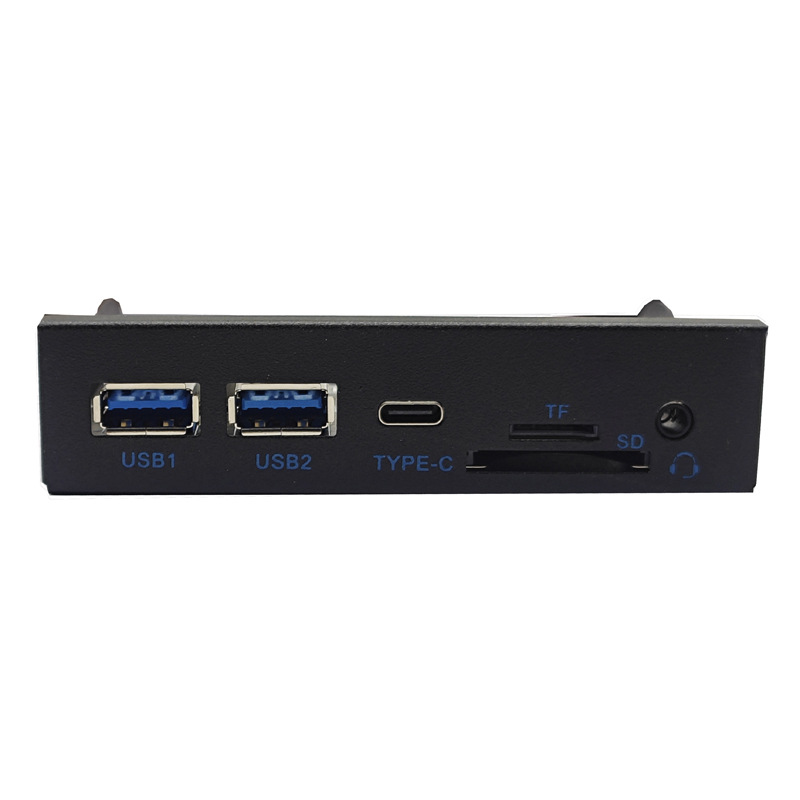 USB3.2 GEN1 TYPE-C+SD/TF����������λ���3.5��HUB 19PINתC��