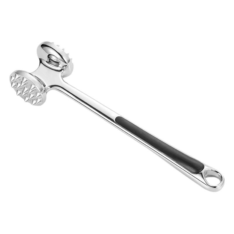 Premium Kitchen Solid Zinc Alloy Meat Tenderizer Hammer for Steak and Pork Chops, Double-Sided Meat Tenderizing Tool for Home Use Wholesale