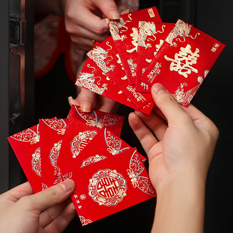 赤包結婚専用2025新型結婚式が結婚して門戸をふさいでいるのは、おめでたいバッグのミニ赤包袋卸売りである|undefined